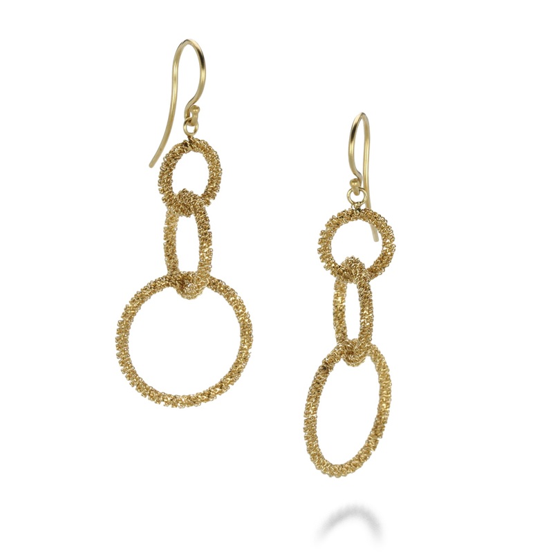 Stardust Graduated Circle Earrings