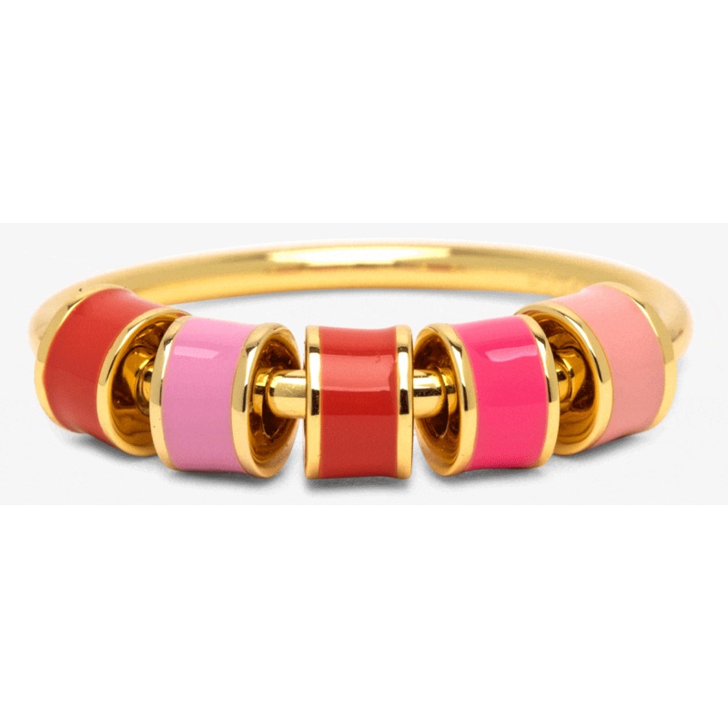 Enamel Bead Fidget Ring