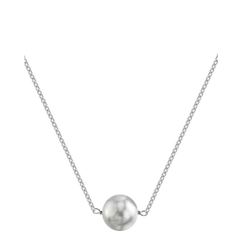 White South Sea Solitaire Pearl Floating Pendant
