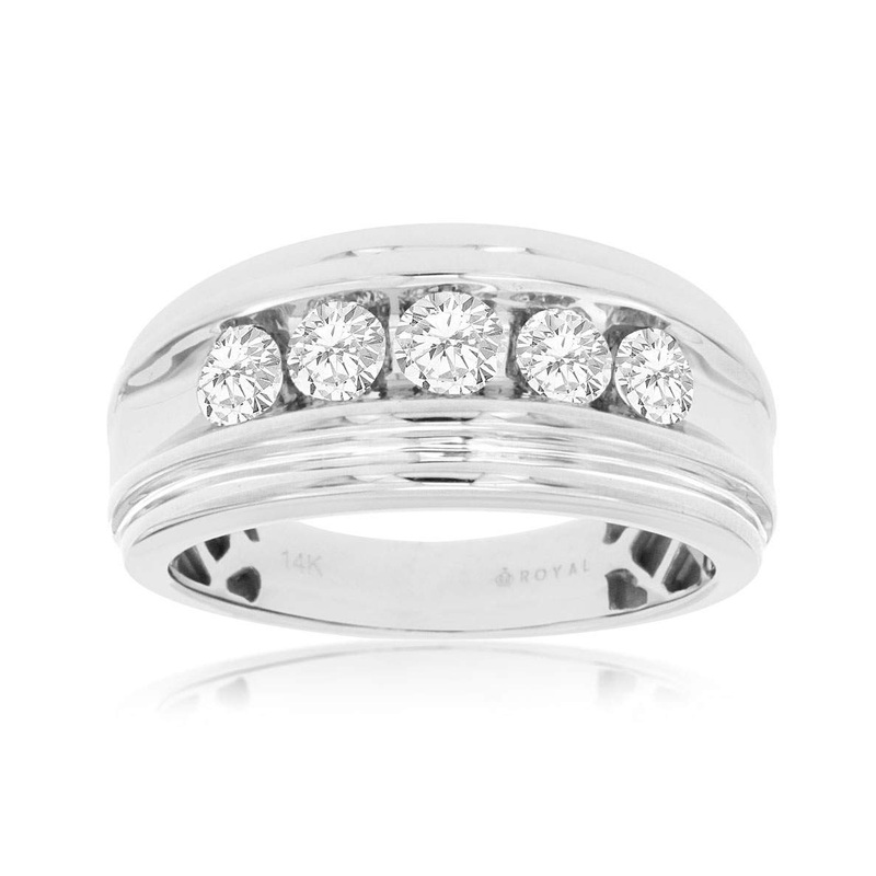 14K DIAMOND BAND/RING