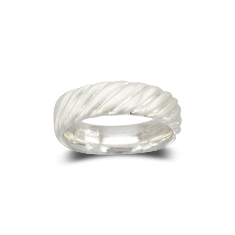 6mm Twisted Wedding Band