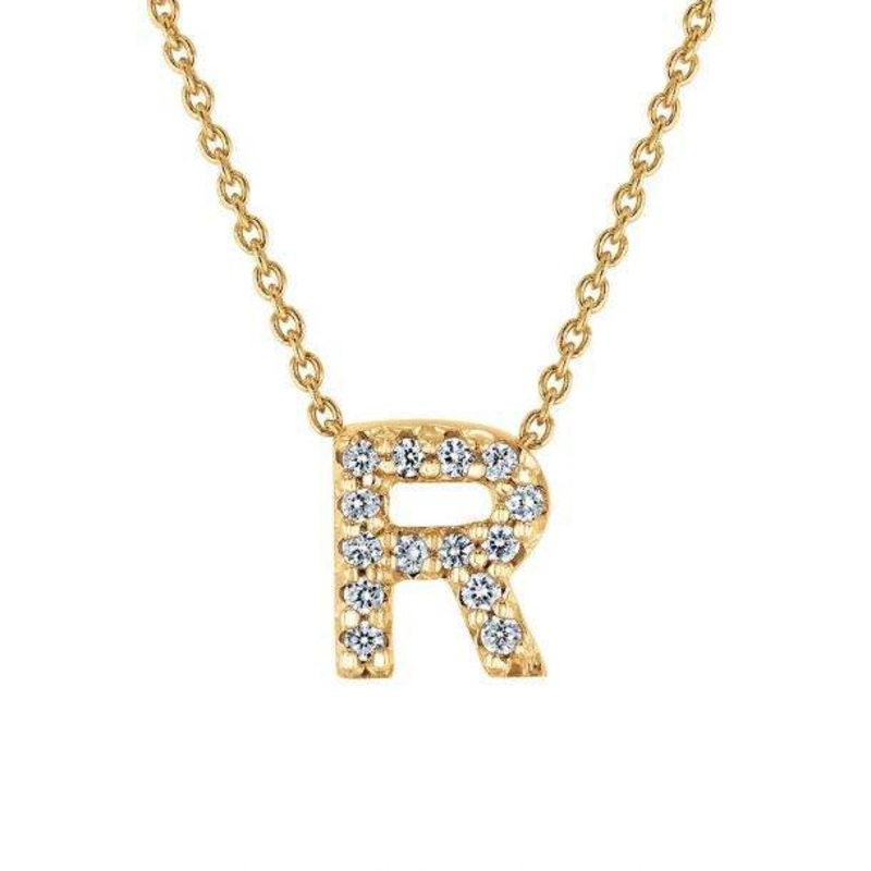 Roberto Coin 18K Love Letter ‘R’ Necklace