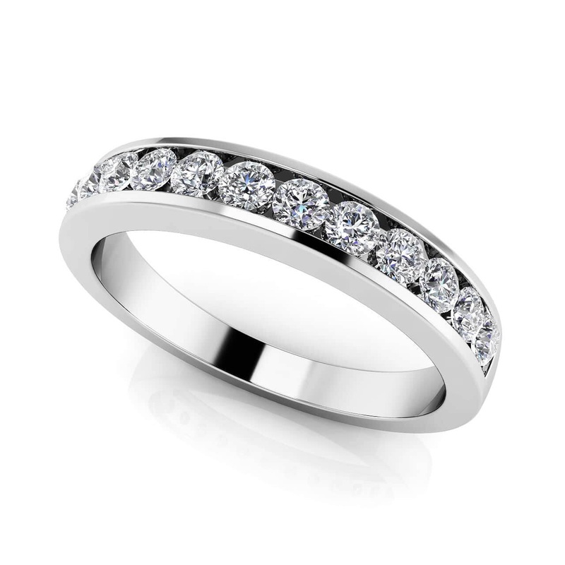 Channel Diamond Band In Lab-Grown Diamond  with 0.26 ct.(finished) 1.75mm