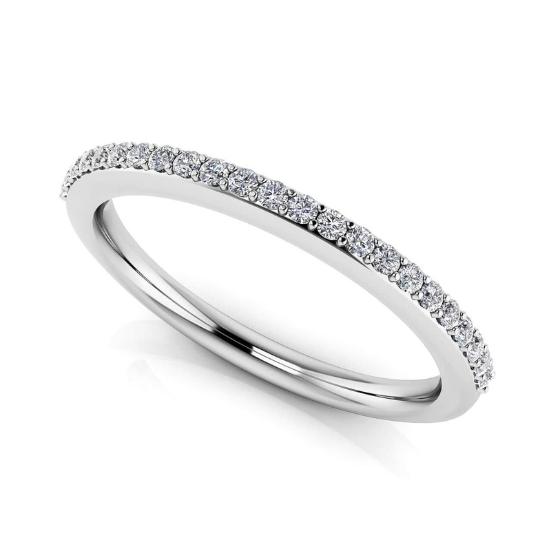 Dazzling Dreams Diamond Wedding Band Diamond  with 0.18 ct.(finished) 1.2mm