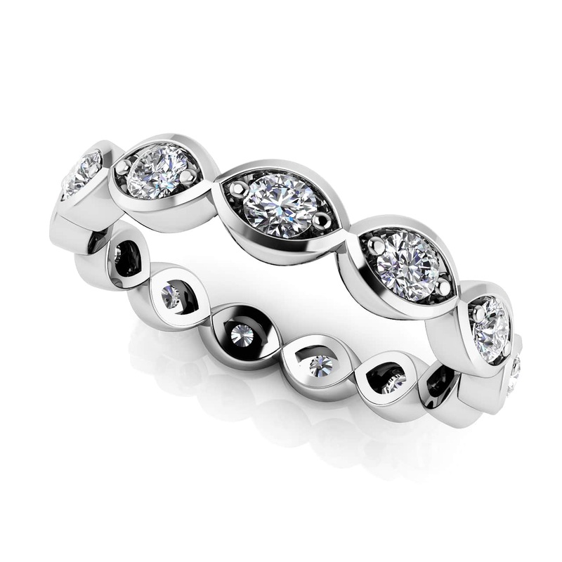 Joie Eternity Lab-Grown Diamond Ring with 0.75 ct.(finished) 2.7mm