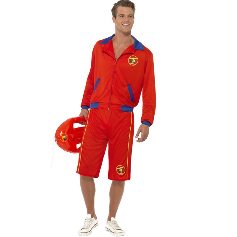 Baywatch Beach Lifeguard Mens Costume