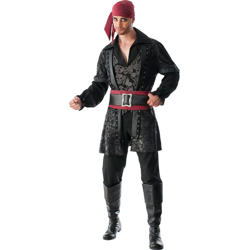 Black Beard Mens Costume
