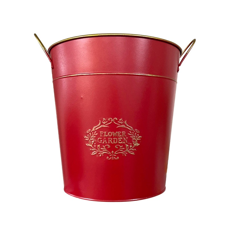 Christmas Iron Plant Pot 17cm