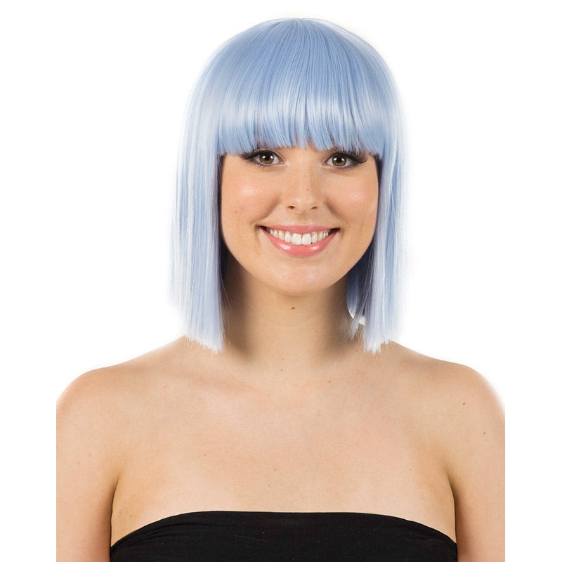 Fashion Deluxe Pastel Blue Bob Wig
