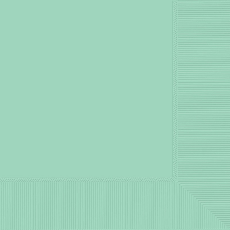 Lunch Napkins 50 Pack 2 Ply Cool Mint Pack of 50