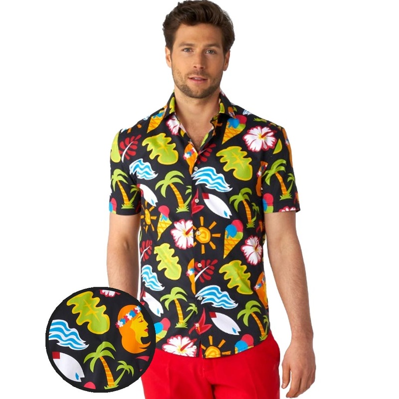 Opposuit Summer Tropical Thunder Mens Shirt
