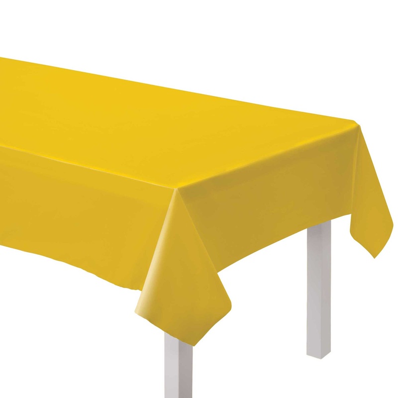 Paper Tablecover Yellow Sunshine 137cm x 274cm