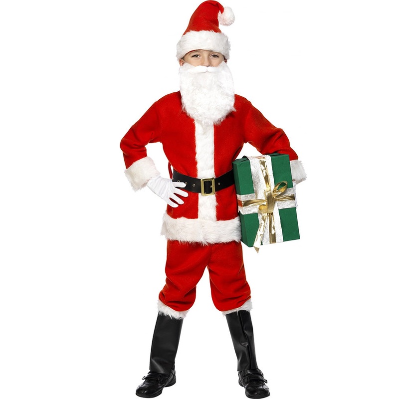 Santa Suit Deluxe Kids Christmas Costume