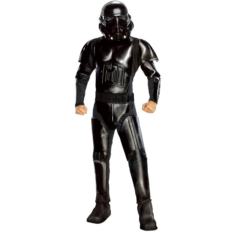 Star Wars Black Shadow Trooper Deluxe Mens Costume
