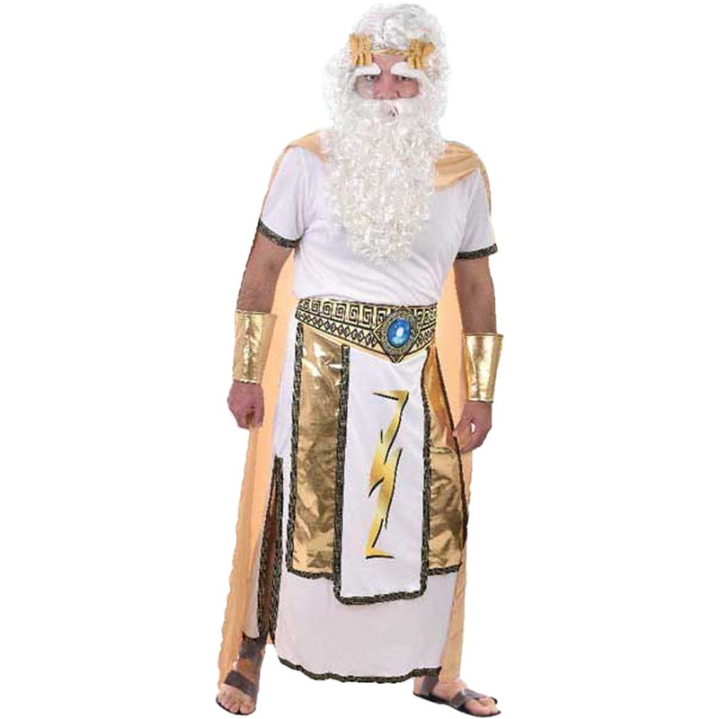 Zeus Mens Plus Size Costume