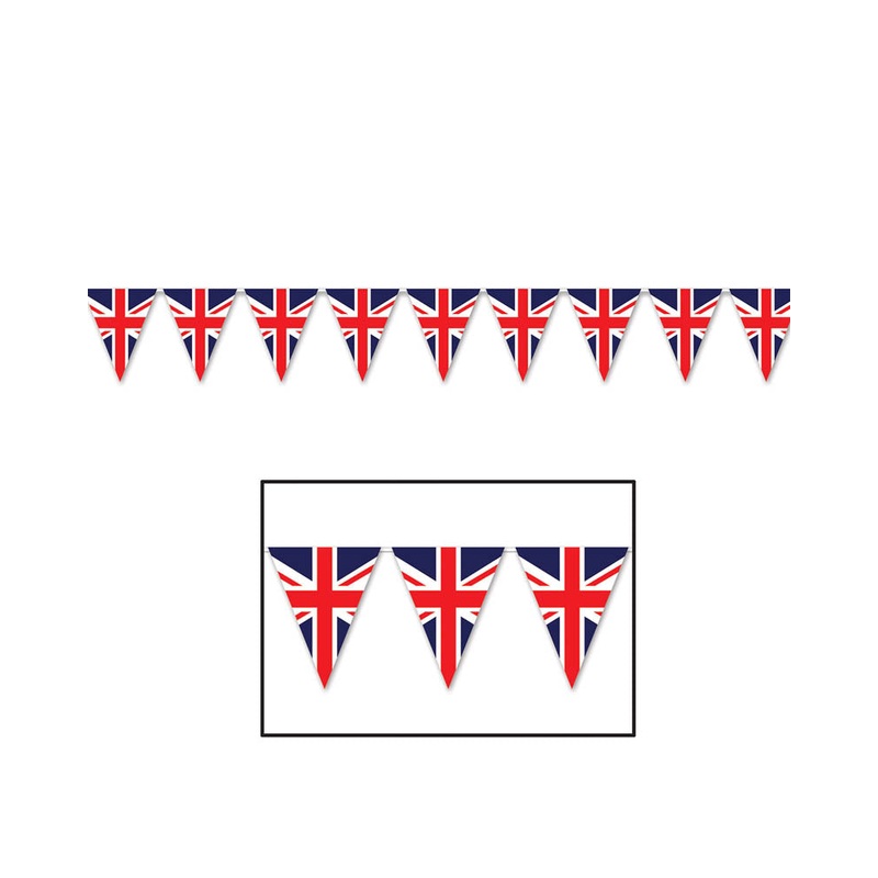 British Union Jack Pennant Banner