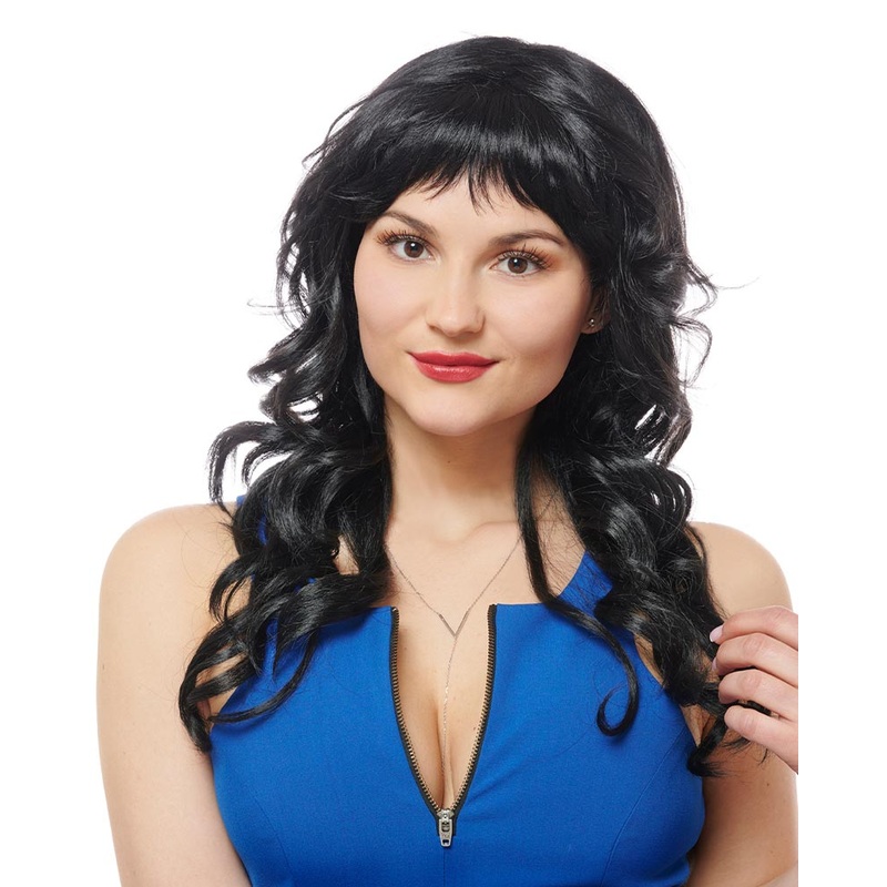 Ciao Bella Curly Black Wig
