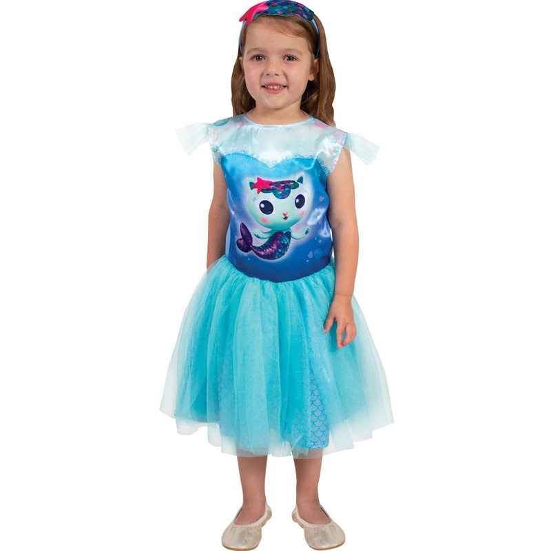 Gabbys Dollhouse Mercat Tutu Girls Costume