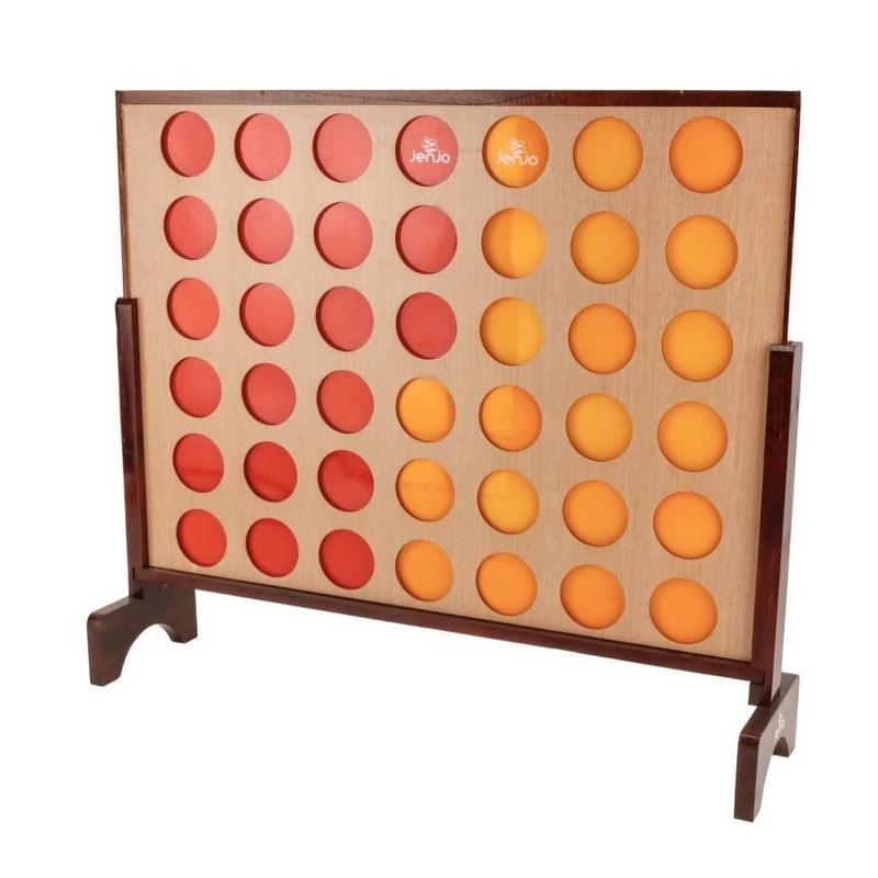 Giant4 Hardwood Indoor Outdoor Giant Connect Four In A Row Game Set 120x109cm