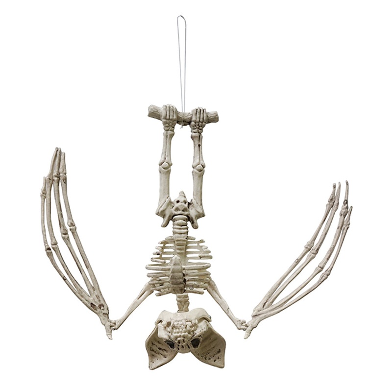 Hanging Skeleton Bat 27cm
