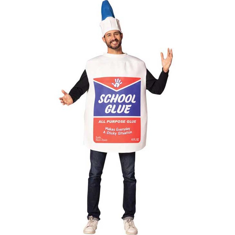 School Glue Squeeze Bottle Adult Costume