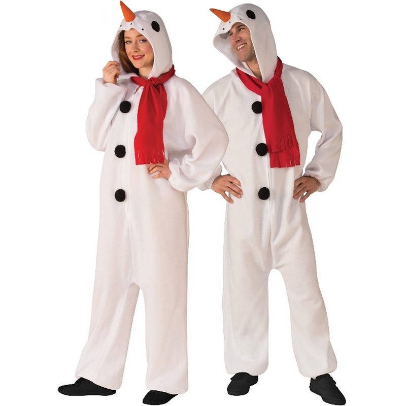 Snowman Jumpsuit Adult Christmas Costume
