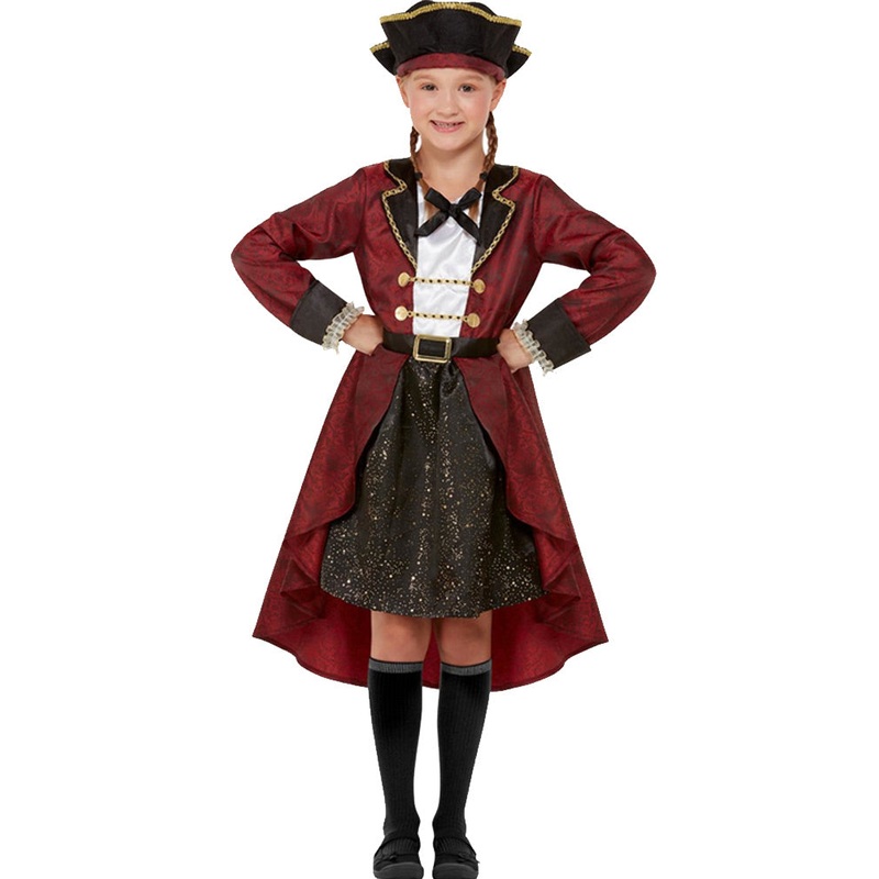 Swashbuckler Pirate Deluxe Girls Costume