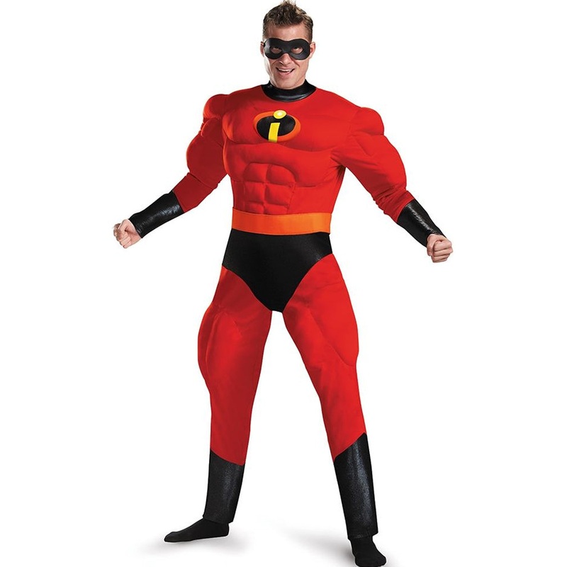 The Incredibles 2 Mr Incredible Deluxe Muscle Mens Costume