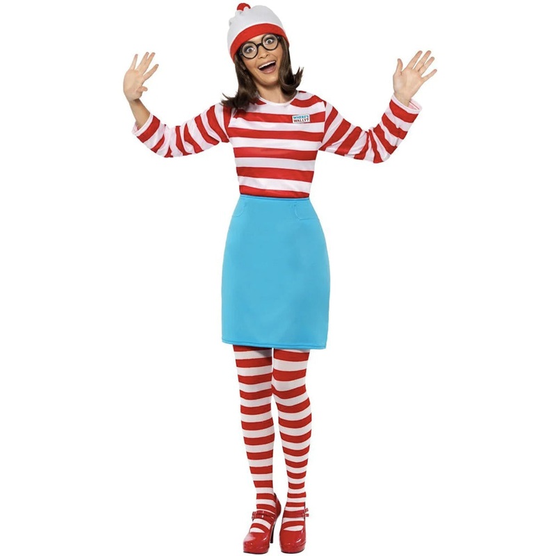 Wheres Wally Wenda Womens Plus Size Costume