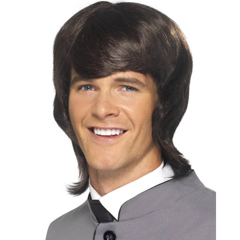 60s Mod Wavy Brown Wig