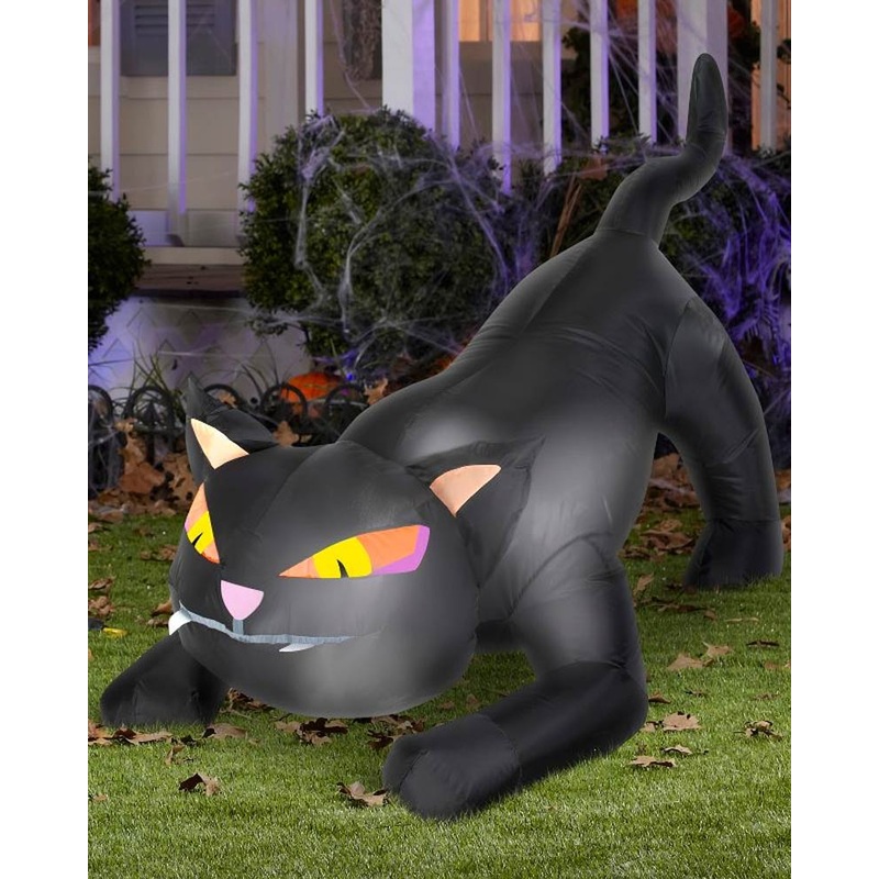 Black Cat Small Outdoor Lawn Inflatable 60cm (US PLUG)