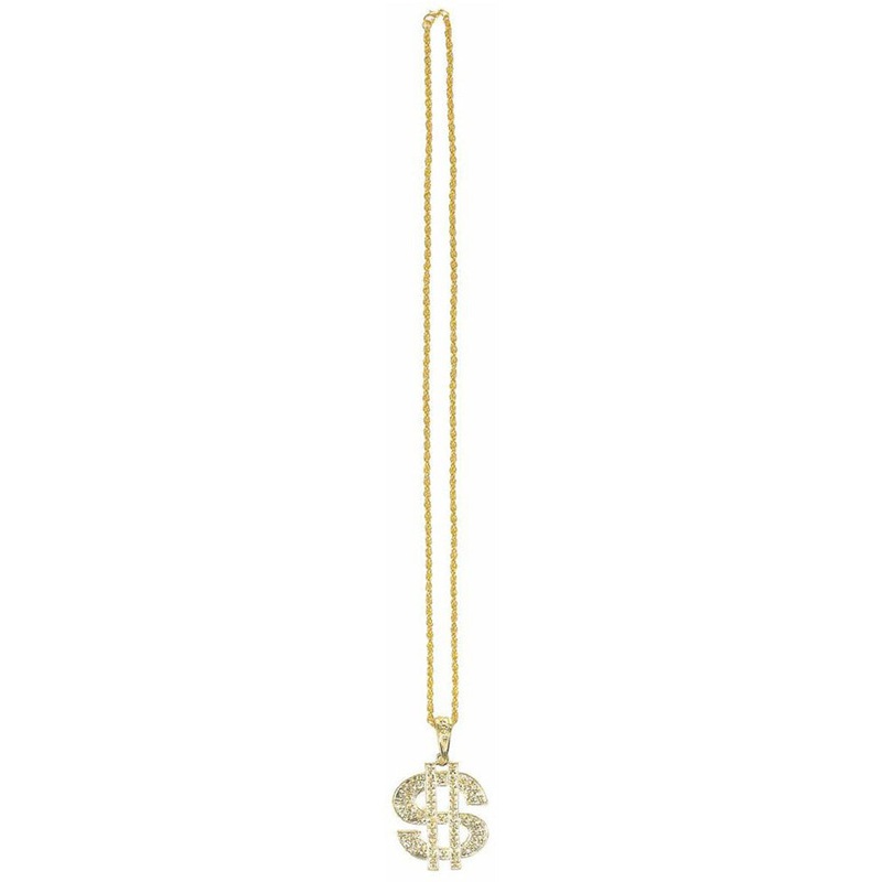 Casino Dollar Sign Necklace