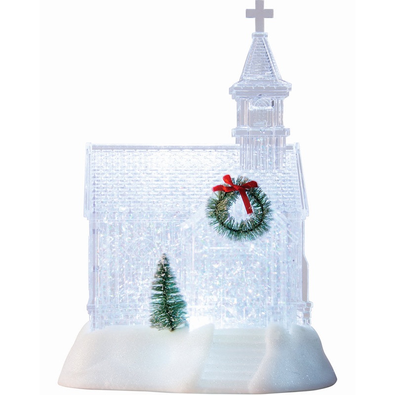 Glitter Swirl Music Christmas LED USB Church