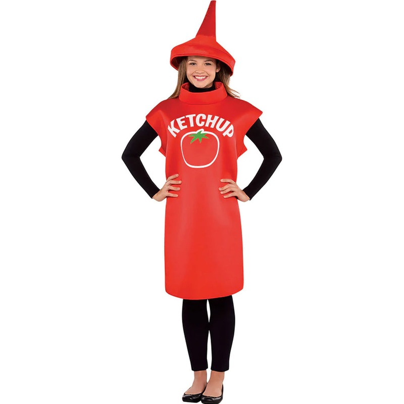 Ketchup Bottle Adult Costume