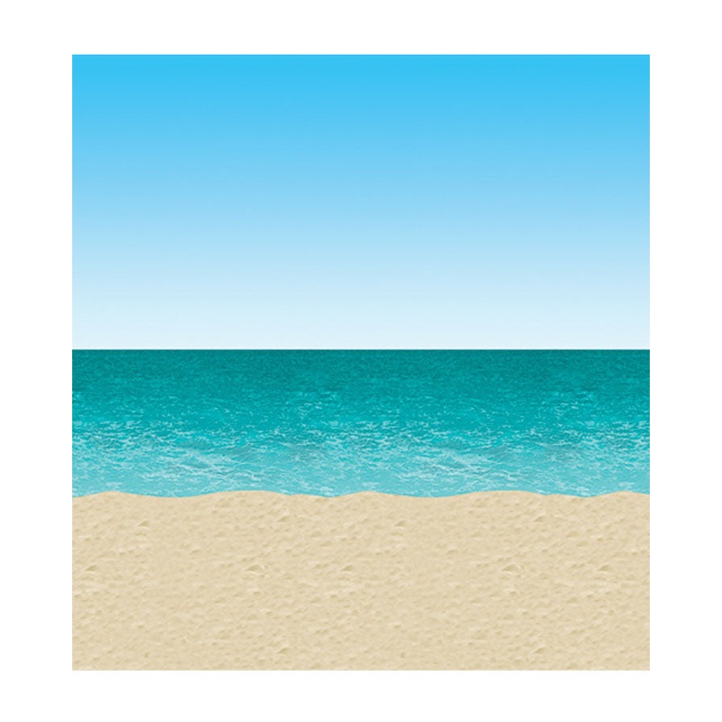 Ocean and Beach Back Drop 9m