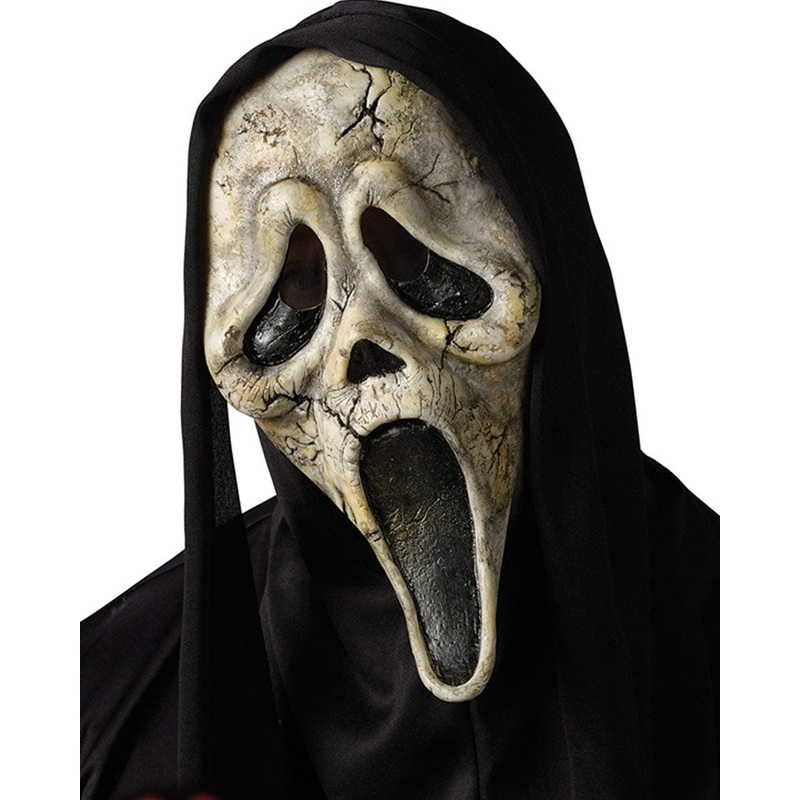 Scream Ghost Face Zombie Mask with Shroud