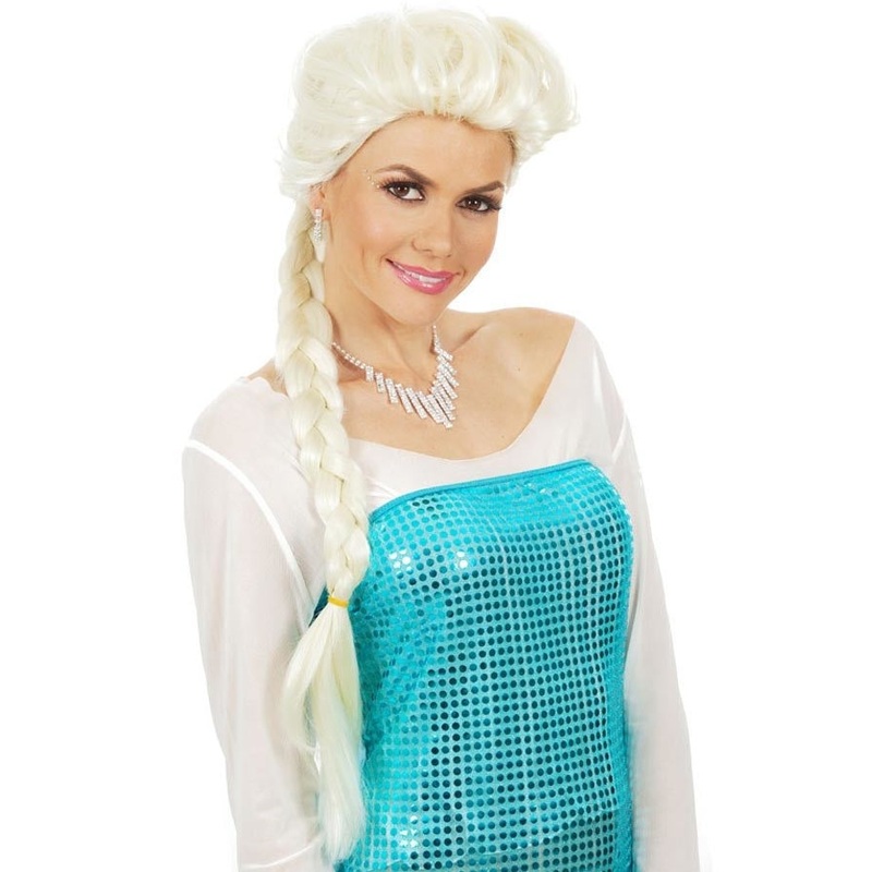 Snow Queen Ponytail Platinum Blonde Wig