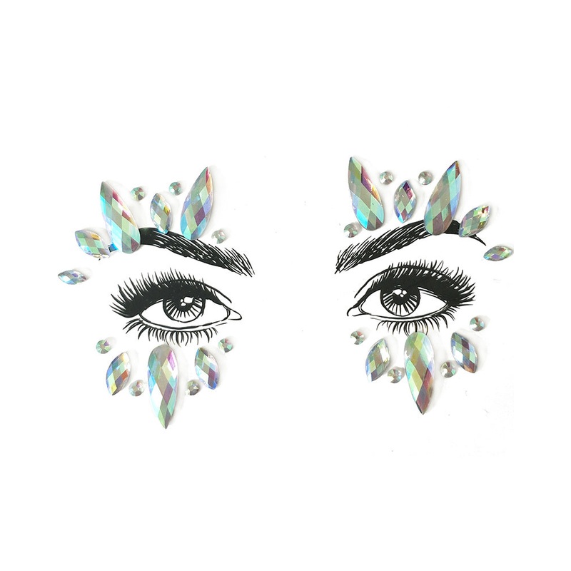 White Witch Face Jewels