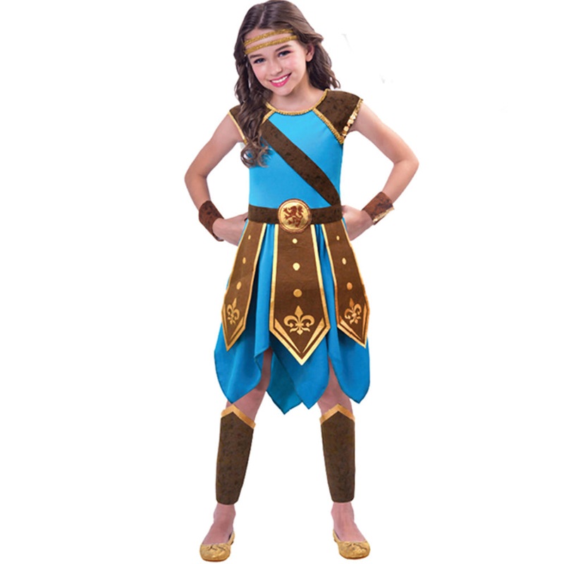 Wonderous Warrior Girls Costume