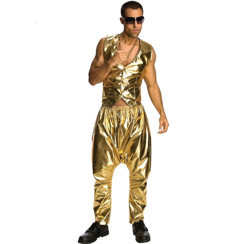 90s Gold Rapper Pants