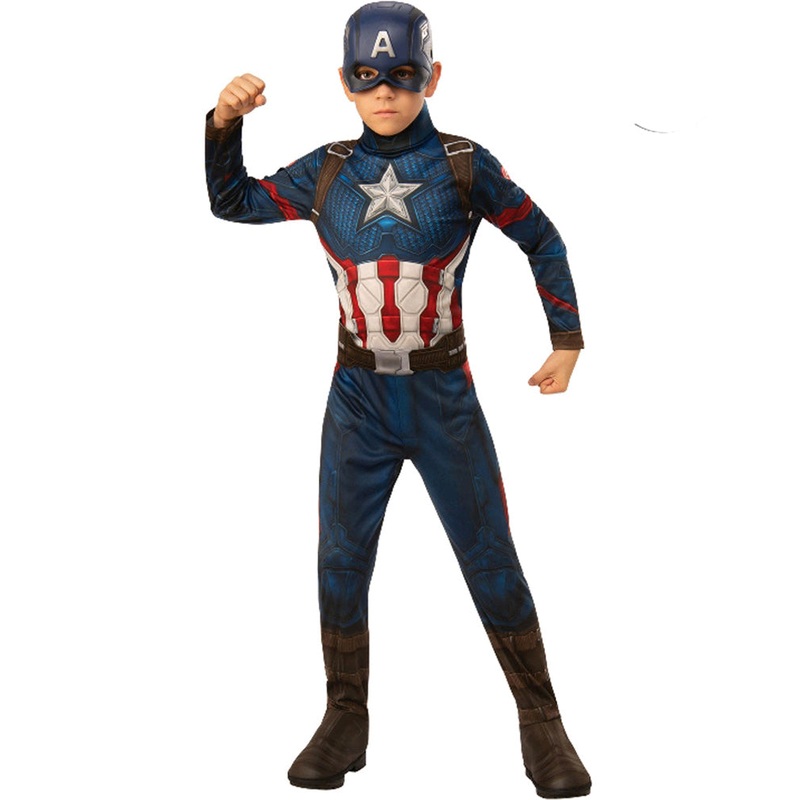 Avengers Endgame Value Captain America Boys Costume