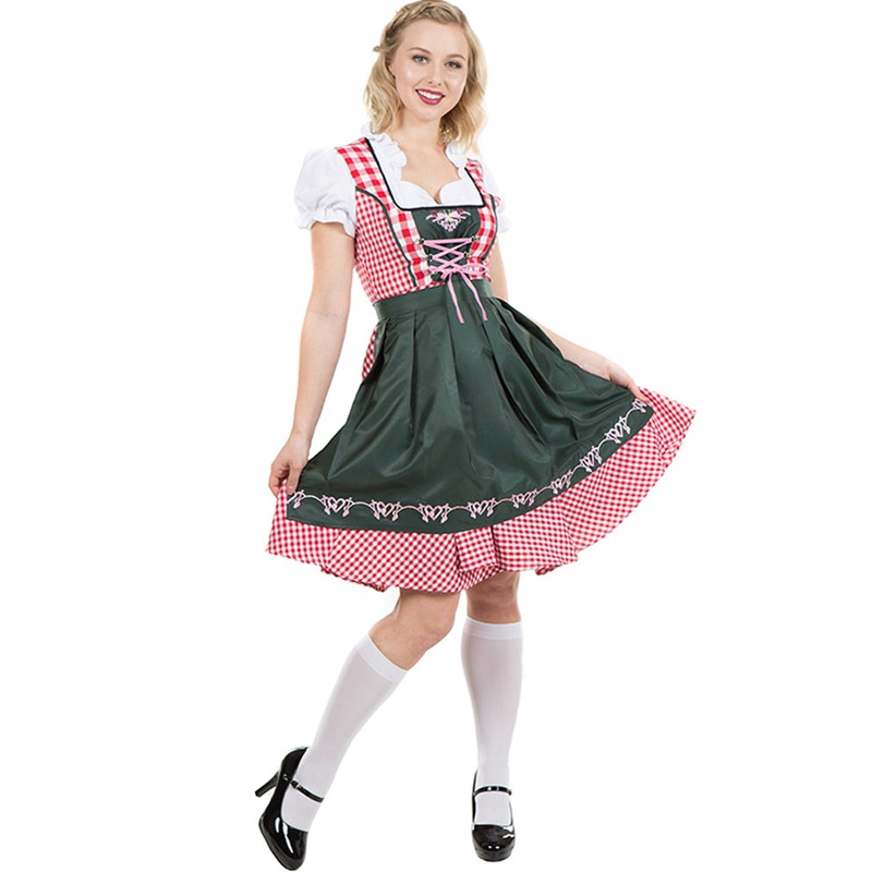 Emilia Deluxe Oktoberfest Dirndl Womens Costume