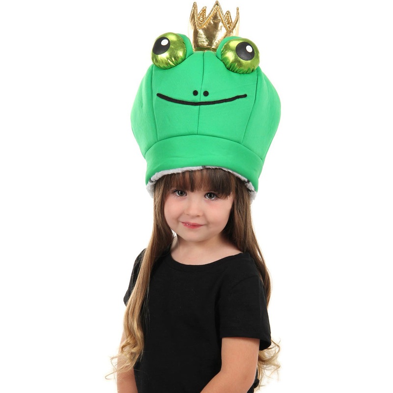 Frog Prince Reversible Plush Hat