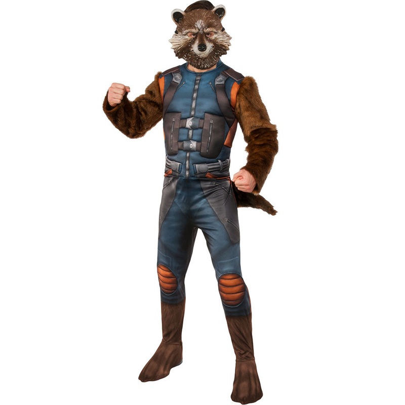 Guardians of the Galaxy 2 Rocket Raccoon Deluxe Mens Costume