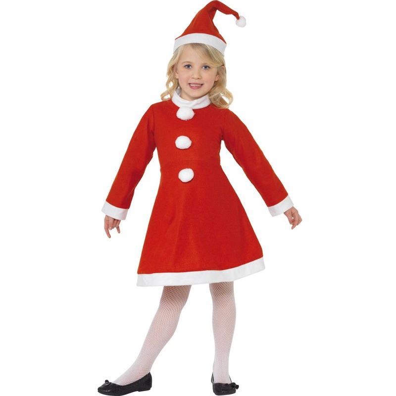 Miss Santa Value Girls Christmas Costume