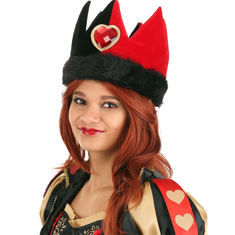 Plush Queen of Hearts Crown