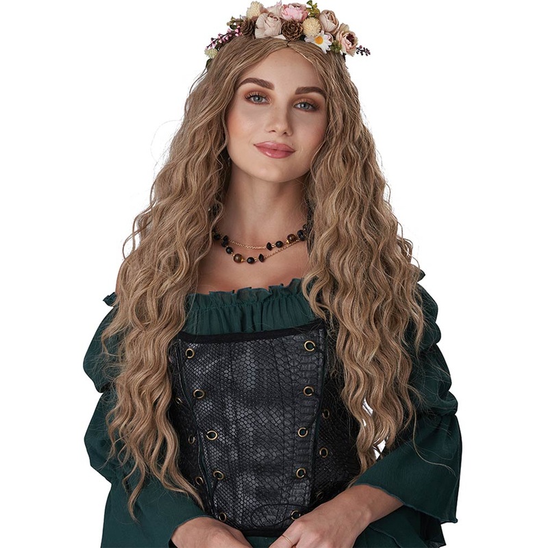 Renaissance Maiden Long Dirty Blonde Wig