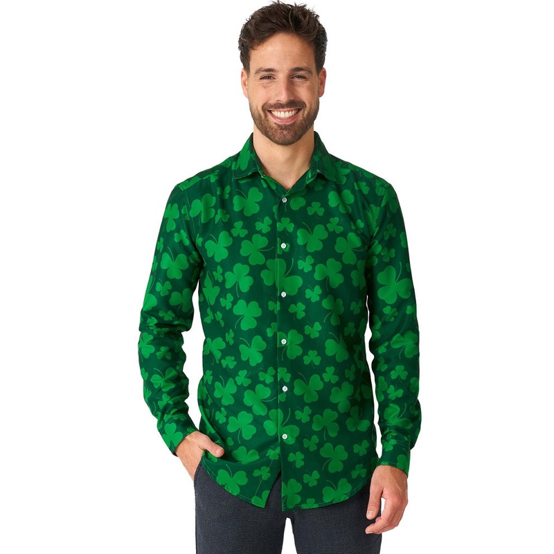 St. Pats Green Mens Suitmeister Shirt
