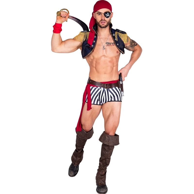 Captain Hunk Mens Costume