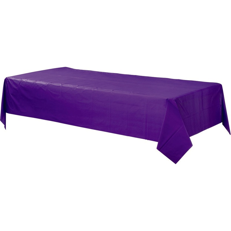 New Purple Plastic Tablecover